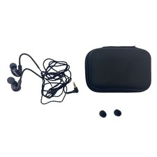 Shure SE215K Professional In Ear Live Sound Monitoring Headphones Black Earbuds picture