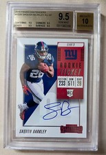 2018 PANINI CONTENDERS AUTO #102B SAQUON BARKLEY RC SP QUAD BGS 9.5 AUTO 10 picture