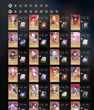 Honkai Star rail NA Semi Whale 67/87 Character Cards. Dm if you have questions picture