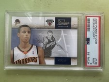 2009-10 Panini Studio Stephen Curry #129 RC Warriors PSA 9 picture