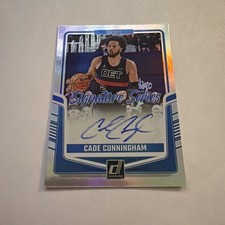 2024-25 Panini Donruss Cade Cunningham Signature Series Autograph SS-CUN Pistons picture