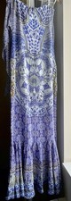 Stunning Camilla Franks silk strapless long dress 