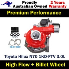 Turbo Pros GEN1 Upgrade High Flow Turbo For Toyota Hilux D4D KUN26 1KD-FTV 3.0L picture
