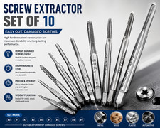 10PCS Mini Machine Hand Taps Set M1 to M3.5 | Micro Tap and Die Set, Micro picture
