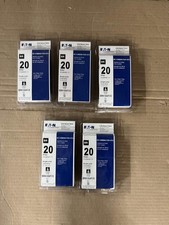 New Eaton BRN120AFCS 20 Amp 1-Pole Combination AFCI Breaker Type BR 120V 5 Pack picture