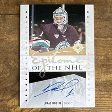 24-25 Upper Deck Ultimate Lukas Dostal On Card Auto /49 Ducks NHL SP Epitome NHL picture