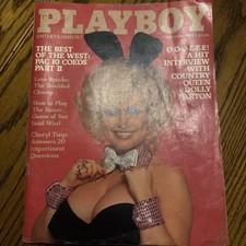 Vintage Playboy Magazine October 1978- Issue Dolly Parton picture