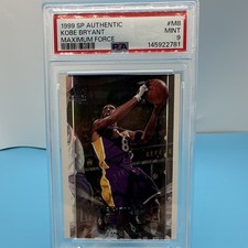 Upper Deck 1999 SP Authentic Maximum Force Kobe Bryant #M8 Lakers PSA 9 picture