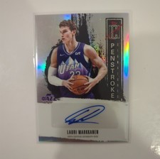 Topps Signature Class 2025-26 Lauri Markkanen Penstroke Chrome Refractor Auto  picture