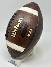 Wilson GST Full-Size Football Fully Game Prepped Mudded Conditioned Tacked NEW picture