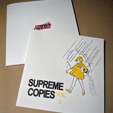 Supreme Copies Vol. 1,2 2 Book Set Supreme Design References Sampling Streetwear picture