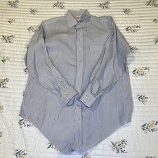 Vintage Brooks Brothers Shirt Mens 15 1/2 - 2 Striped OCBD Cotton Made in USA picture