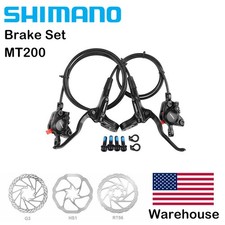 Shimano BL BR MT200 Hydraulic Disc Brake Set MTB Bicycle Brake Front HS1 G3 RT56 picture