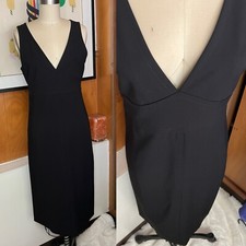 Nwt THEORY Parmida V Neck Career Dress Sz 6 Sleeveless picture