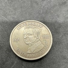 Vince Dooley Anniversary 1964-1988 Medal NCAA 1988 UGA Football Schedule picture