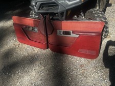 88-94 CHEVY SILVERADO SUBURBAN TAHOE GMC SIERRA RED DOOR PANELS W / SWITCHES picture