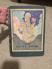 vintage 1929 Party Book with art deco cover (fair) S. Wendell Campbell  picture