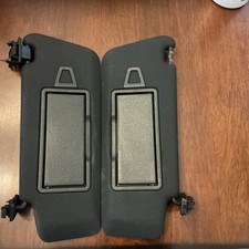 014-019 Mercedes CLA250 Left Right Sun Visor Black Shade llluminatd Set Pair OEM picture