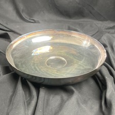 Vintage Academy Silverplate Bowl 541 Silver on Copper about 12.5” Diameter 1957 picture