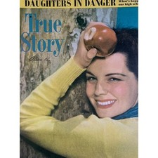 Vintage True Story Magazine Oct 1947 Cover By Geoffrey Morris Great Ads Stories picture