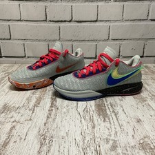 Nike LeBron XX 20 Light Silver Hyper Royal (DJ5423-002) Mens Size 8.5/Women's 10 picture