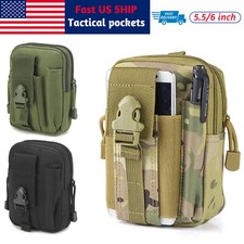 Tactical Molle Pouch EDC Multi-purpose Belt Waist Pack Bag Utility Phone Pocket picture