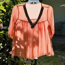 Vintage Prairie Cream Lace Top picture