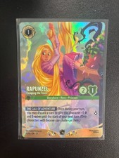 Rapunzel - Escaping the Tower - 16/P4 Top 8 Foil Set Champ Promo -Disney Lorcana picture