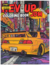 JDM Dream Machines: Japanese Car Coloring Book with 50+ Detailed Pages | Legenda picture