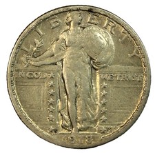 1918 s standing liberty quarter- Choice AU - SMH1549 picture