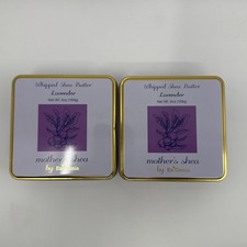Mother's Shea By Eu Genia Whipped Shea Butter Lavender 6oz Set Of 2 Brand New picture