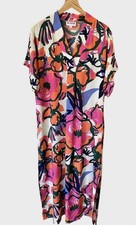 NWT Anthropologie x Bel Kazan Poppy Floral Kaftan Maxi Dress Size M/L picture