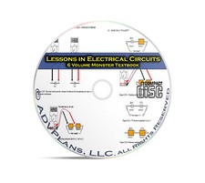 Lessons in Electric Circuits, AC and DC, 6 Volume Electronics Study Books CD picture