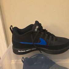 Nike Book 2 Men’s Basketball Low Top Lace-Up Sneaker Black/White/Blue picture