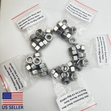 10PCS 7/16-14 304 Stainless Steel Hex Machine Screw Nuts picture