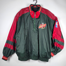 Vtg 90s Pro Player Seattle SuperSonics Reversible Jacket Large ORIG P PULL* picture
