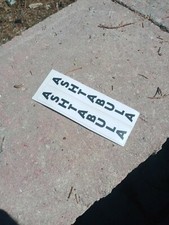 1970's Old school bmx Ashtabula fork Decal Sticker pair Mongoose Dg Webco CYC GT picture