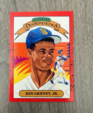 Donruss 1989 Diamond Kings #4 Ken Griffey Jr. Seattle Mariners Base Card picture