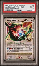 2009 POKEMON PLATINUM SUPREME VICTORS #146 RAYQUAZA C LV.X-HOLO PSA 9 picture