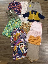 Vintage 60s 70s Women’s Clothing Lot Deadstock New Lot 11 Pieces Dresses 2 Piece picture