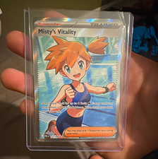 Pokemon TCG Misty's Vitality 111/084 Trainer Supporter Holo English picture