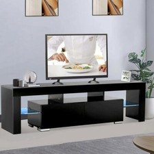 Ktaxon Modern High Gloss TV Stand Unit Storage Console Cabinet Furniture with picture