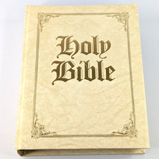 1980s Riverside Holy Bible KJV Family Record King James Version Ed. Large picture