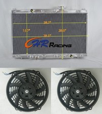 Aluminum Radiator+Fans For 2002-2006 Honda CR-V&03-2011 Element LX EX 2.4L L4 AT picture