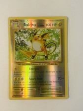 Pokemon TCG Raichu 14/102 Base Set Holo Rare English 100 HP 1999 WOTC picture