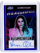 Elizabeth Olsen 2024 Leaf Metal Pop Century Auto 1/1 WandaVision Scarlet Witch picture