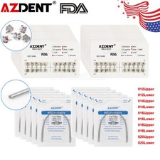 AZDENT Dental Orthodontic Braces Brackets Mini Roth.022 Hook345/Arch Wire Nature picture