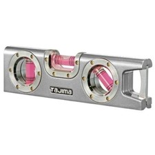 Tajima ML160S Mobile Level 160mm Silver Magnetic Pocket Spirit Level Japan New picture