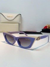 VALENTINO Cat Eye Acetate Sunglasses Lavender Gradient picture