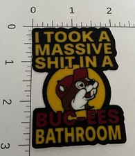 Buc-ee's Beaver Bathroom Poop VINYL STICKER DECAL ~ picture